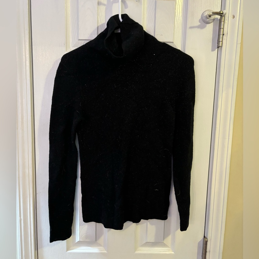Sparkle black turtleneck